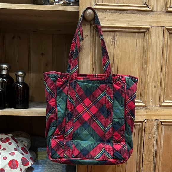 Ralph Lauren Plaid Tartan Tote - Picture 4 of 8